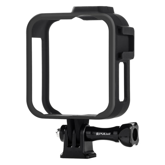 PULUZ ABS Plastic Shockproof Side Frame Mount Protective Case with Base & Long Screw for GoPro Max, Plastic Frame