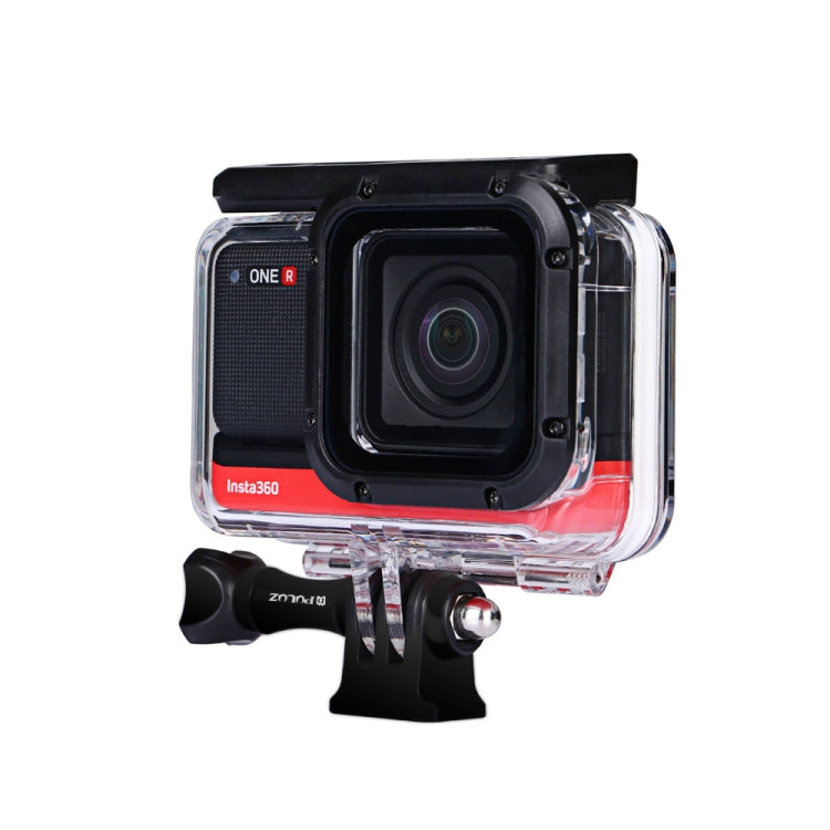 PULUZ 60m Underwater Depth Diving Case Waterproof Camera Housing for Insta360 ONE R 4K Wide-angle Edition