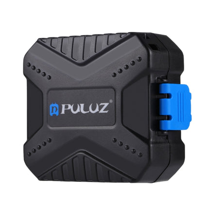 PULUZ 11 in 1 Memory Card Case for 3SIM + 2XQD + 2CF + 2TF + 2SD Card, 11 in 1