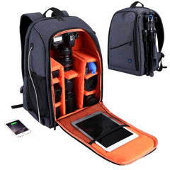 PULUZ Outdoor Portable Waterproof Scratch-proof Dual Shoulders Backpack Handheld PTZ Stabilizer Camera Bag with Rain Cover for Digital Camera, DJI Ronin-SC / Ronin-S
