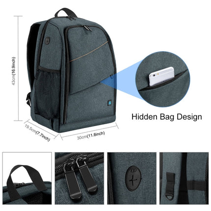 PULUZ Outdoor Portable Waterproof Scratch-proof Dual Shoulders Backpack Handheld PTZ Stabilizer Camera Bag with Rain Cover for Digital Camera, DJI Ronin-SC / Ronin-S