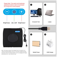PULUZ 25cm Folding Portable Ring Light Photo Lighting Studio Shooting Tent Box with 12 Colors Backdrops, Size: 25cm x 25cm x 25cm