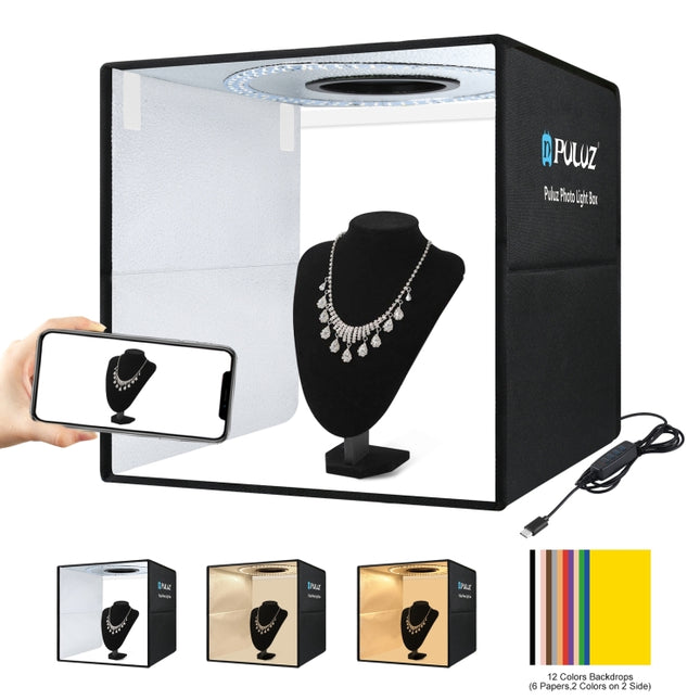 50cm Photo Studio Light Box, PU5050BA, PU5050RD, PU5050A, PU5050BEU, PU5050BUK