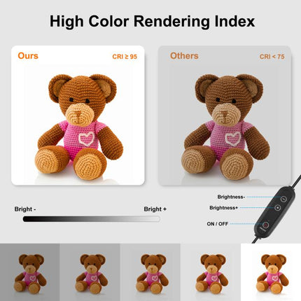 PULUZ 80cm Folding Portable 72W White Light Photo Lighting Studio Shooting Tent Box Kit with 3 Colors Black / White / Orange Backdrops, 80cm Box(US), 80cm Box(EU), 80cm Box(AU), 80cm Box(UK)