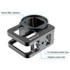 PULUZ for GoPro HERO12 Black /11 Black /10 Black /9 Black Thicken Housing Shell CNC Aluminum Alloy Protective Cage with Insurance Frame & 52mm UV Lens