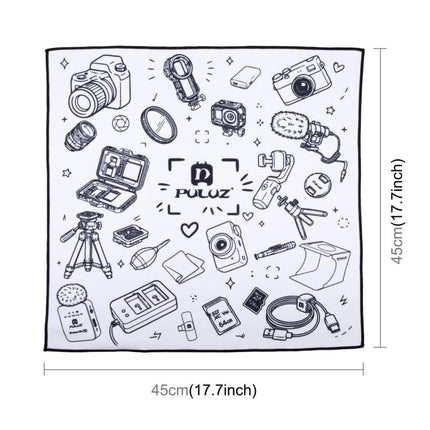 PULUZ 45 x 45cm Camera Wrap Cloth Foldable Microfiber Camera Lens Protective Wrap