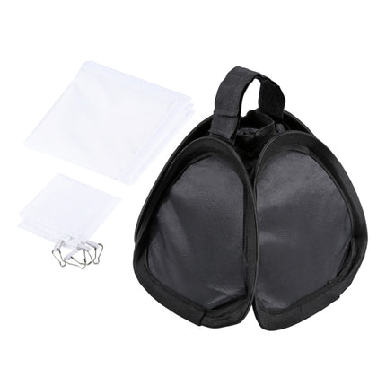 PULUZ Foldable Soft Flash Light Diffuser Softbox Cover, Size: 23cm x 23cm, 23cm Softbox
