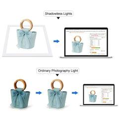 PULUZ 1000LM LED Acrylic No Polar Dimming Shadowless Light Pad with Switch for 40cm Photo Studio Box