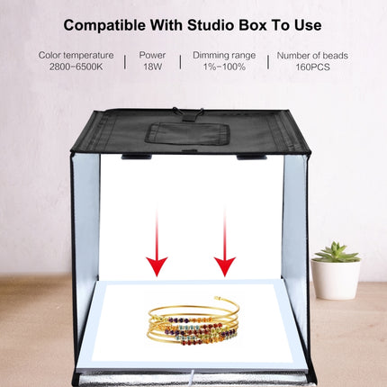 PULUZ 1000LM LED Acrylic No Polar Dimming Shadowless Light Pad with Switch for 40cm Photo Studio Box, Light(US), Light(UK), Light(EU)