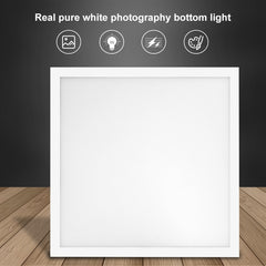 PULUZ 1000LM LED Acrylic No Polar Dimming Shadowless Light Pad with Switch for 40cm Photo Studio Box, Light(US), Light(UK), Light(EU), Light(AU), Light (JP PSE Certified)