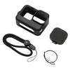 PULUZ for GoPro HERO12 Black /11 Black /10 Black /9 Black Silicone Protective Case Cover with Wrist Strap & Lens Cover