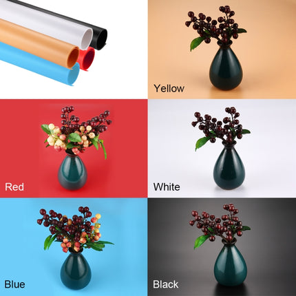 PULUZ Photography Background PVC Paper Kits for Studio Tent Box, Size: 121cm x 58cm, Backdrop 60cm(Blue), Backdrop 60cm(Red), Backdrop 60cm(B), Backdrop 60cm(Y), Backdrop 60cm(W)