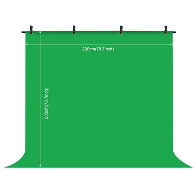 PULUZ 2x2m T-Shape Photo Studio Background Support Stand Backdrop Crossbar Bracket Kit with Clips, 2 x 2m Bracket Kit