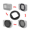 PULUZ 52mm UV Lens Filter for GoPro HERO12 Black /11 Black Mini /11 Black /10 Black /9 Black, with Adapter Ring, UV Filter