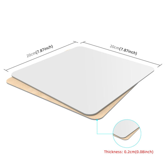 PULUZ 20cm Photography Acrylic Reflective Display Table Background Board, 20cm