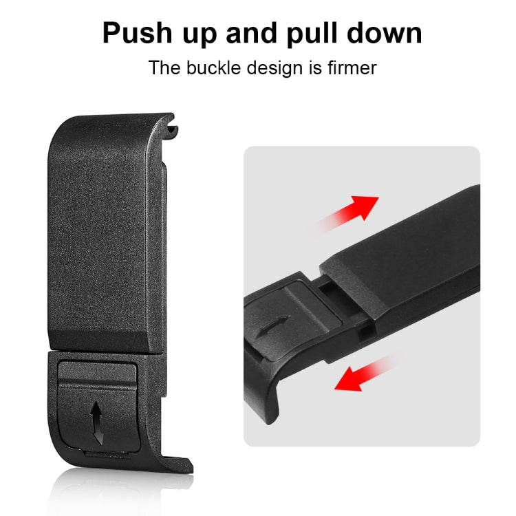 PULUZ POM Plastic Battery Side Interface Cover for GoPro HERO13 Black /12 Black /11 Black /10 Black /9 Black