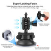 PULUZ 1/4 inch Magic Arm Suction Cup Mount