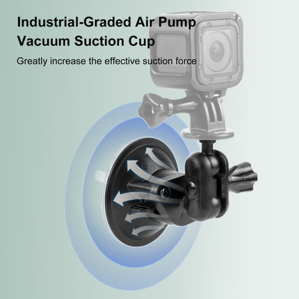 PULUZ 1/4 inch Magic Arm Suction Cup Mount, 1/4 inch Suction Cup Mount