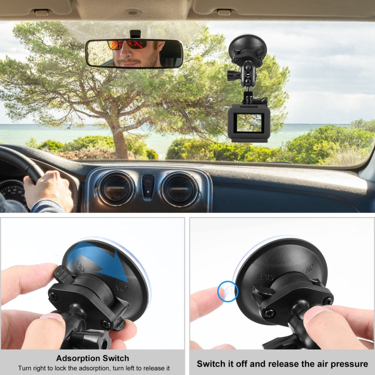 PULUZ Magic Arm Suction Cup Mount