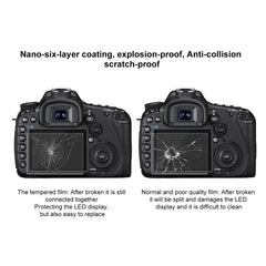 PULUZ 2.5D 9H Tempered Glass Film for Canon 5D Mark III, Compatible with Olympus SH50, Pentax K3 / K3II / 645Z, Sony HX7 / HX9 / HX100 / WX9 / HX30 / HX200 / W670 / W630 / WX100, For Canon 5D Mark III