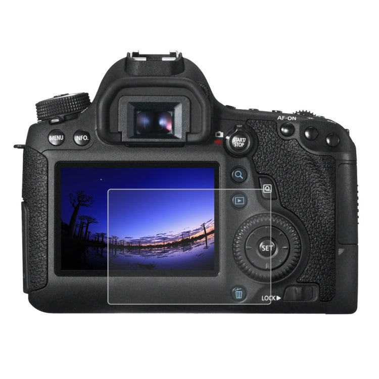 PULUZ 2.5D 9H Tempered Glass Film for Canon 6D, Compatible with Sony HX50 / HX60, Olympus TG3 / TG4 / TG5, Nikon AW1, For Canon 6D