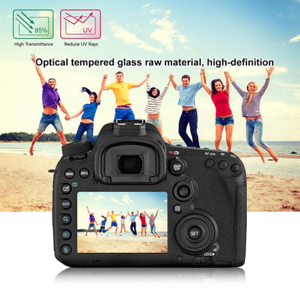 PULUZ 2.5D 9H Tempered Glass Film for Canon EOS 7D Mark II / 7D / N2 / PSN / Nikon V1 / P520 / S9400 / S680 / COOLPIX S6500 / S5200 / Samsung WB35F / OLYMPUS VG170 / 1DIV / Fuji S205 / Casio ZR70 / FC500S