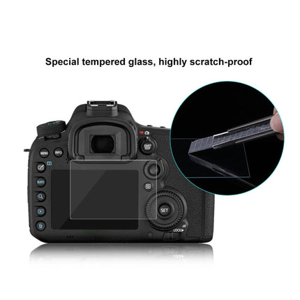 PULUZ 2.5D 9H Tempered Glass Film for Canon EOS 7D Mark II / 7D / N2 / PSN / Nikon V1 / P520 / S9400 / S680 / COOLPIX S6500 / S5200 / Samsung WB35F / OLYMPUS VG170 / 1DIV / Fuji S205 / Casio ZR70 / FC500S