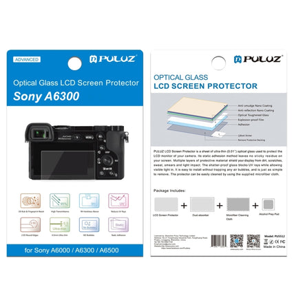 PULUZ 2.5D 9H Tempered Glass Film for Sony A6000, Compatible with Sony A6500 / A5100 / 6100 / A6600 / A5000 / A6400 / A6300 / A3000 / NEX-7/ NEX-6 / NEX-5N / NEX-3N / NEX5C / NEX-C3 / NEX-5T / H400, Panasonic W850K, Olympus TG850 / TG860 / TG870 PM2 / ...