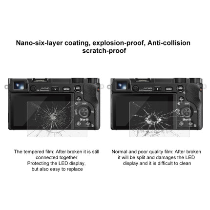 PULUZ 2.5D 9H Tempered Glass Film for Sony A6000, Compatible with Sony A6500 / A5100 / 6100 / A6600 / A5000 / A6400 / A6300 / A3000 / NEX-7/ NEX-6 / NEX-5N / NEX-3N / NEX5C / NEX-C3 / NEX-5T / H400, Panasonic W850K, Olympus TG850 / TG860 / TG870 PM2 / ...