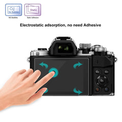PULUZ 2.5D 9H Tempered Glass Film for Olympus EM10 / II / III / OM-D / EM-1/ II / III / E-P5 / E-PL7 / E-PL8 / 8 / 9 EM5 II / PEN-F / EM1X, Nikon 1V3, Panasonic GF6 / G99 / GX7III GX8 / GH3, Fujifilm X-H1