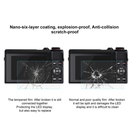 PULUZ 2.5D 9H Tempered Glass Film for Canon PowerShot G7 X Mark III / M200 / 850D, For Canon G7 X Mark III