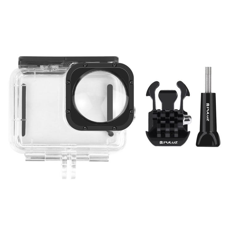 PULUZ 40m Waterproof Housing Protective Case with Buckle Basic Mount & Screw for GoPro HERO12 Black /11 Black /11 Black Mini /10 Black /9 Black Max Lens Mod