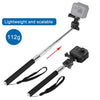 PULUZ Extendable Handheld Selfie Monopod for GoPro, Insta360, DJI and Other Action Cameras, Length: 22.5-80cm