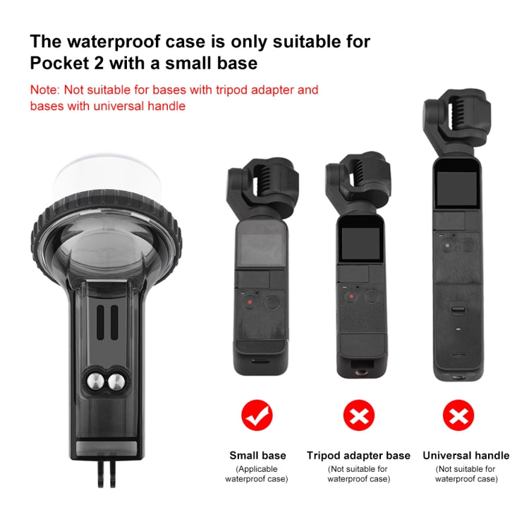 PULUZ 60m Underwater Waterproof Housing Diving Case Cover for DJI Osmo Pocket 2