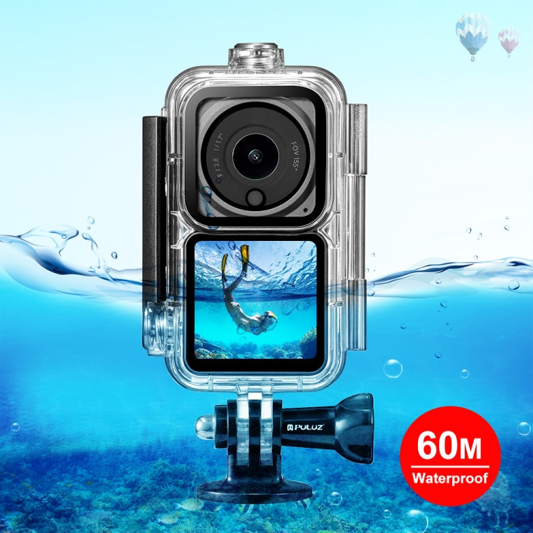 PULUZ 60m Waterproof Housing Diving Case for DJI Action 2 Camera Unit / Action 2 Power Combo / Action 2 Dual-Screen Combo