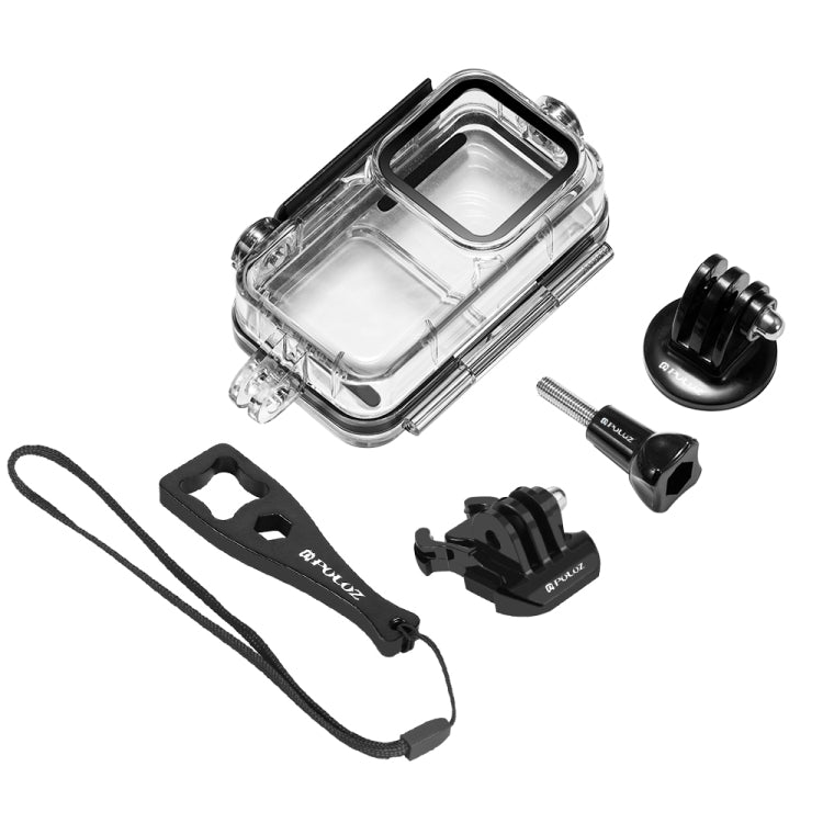 PULUZ 60m Waterproof Housing Diving Case for DJI Action 2 Camera Unit / Action 2 Power Combo / Action 2 Dual-Screen Combo