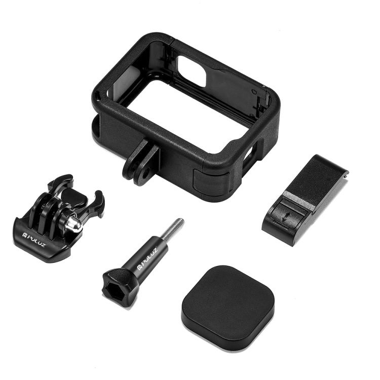 PULUZ Frame Expansion PA Cage with Side Interface Cover for GoPro HERO12 Black /11 Black /10 Black /9 Black