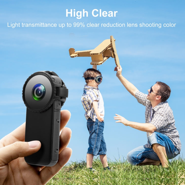 PULUZ Upgrade Lens Guard Protective Glass Cover for Insta360 One X2