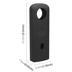 PULUZ Silicone Protective Case with Lens Cover for Ricoh Theta SC2 360 Panoramic Camera, Silicone Case For Ricoh Theta SC2(Black), Silicone Case For Ricoh Theta SC2(Blue), Silicone Case For Ricoh Theta SC2(Red)