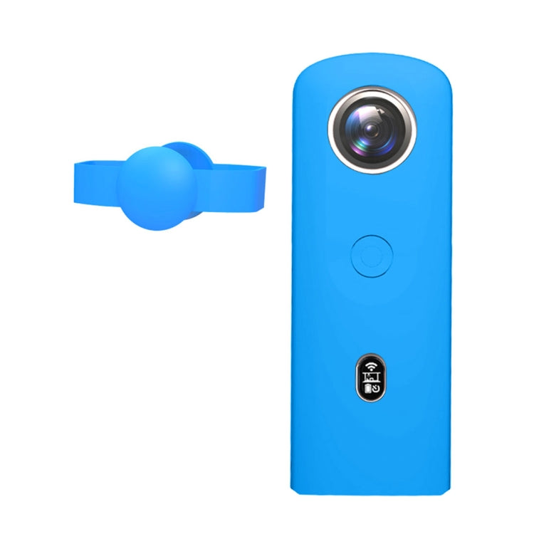 PULUZ Silicone Protective Case with Lens Cover for Ricoh Theta SC2 360 Panoramic Camera