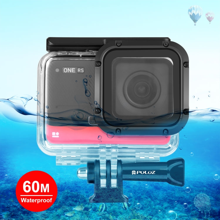 PULUZ 60m Underwater Depth Diving Case Waterproof Camera Housing for Insta360 One RS 4K Edition