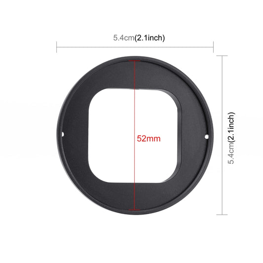 PULUZ 52mm CPL + UV Lens Filter with Adapter Ring for GoPro HERO12 Black /11 Black /11 Black Mini /10 Black /9 Black, CPL + UV Filter