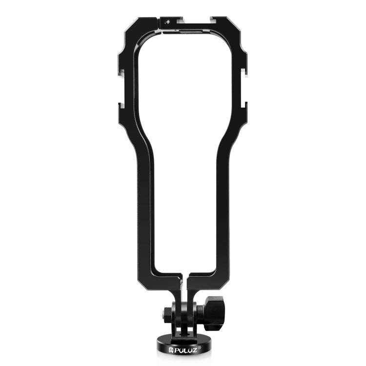 PULUZ Protective Cage Rig Housing Frame with Cold Shoe for Insta360 ONE RS 1-Inch 360 Edition, Protective Cage