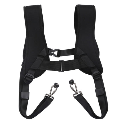 PULUZ Quick Release Double Shoulder Harness Soft Pad Decompression Foam Strap Belt for DSLR Digital Cameras, Double Shoulder