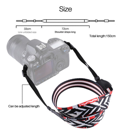 PULUZ Retro Ethnic Style Multi-color Series Shoulder Neck Strap Camera Strap for SLR / DSLR Cameras, Ethnic 11, Ethnic 12, Retro Ethnic 13