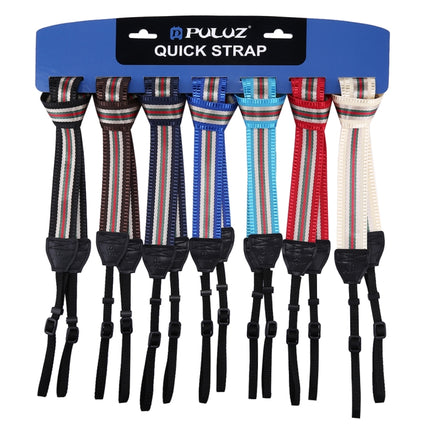 PULUZ Stripe Style  Series Shoulder Neck Strap Camera Strap for SLR / DSLR Cameras, Stripe 4, Stripe 3, Stripe 2, Stripe 1, Stripe 10, Stripe 9, Stripe 8, Stripe 7, Stripe 6, Stripe 5