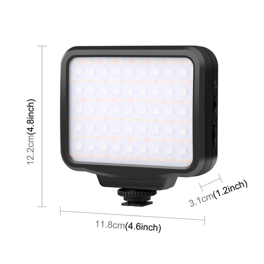 PULUZ Pocket 2500-9900K+RGB Full Color Beauty Fill Light Handheld On-Camera Photography LED Light, 135 LED