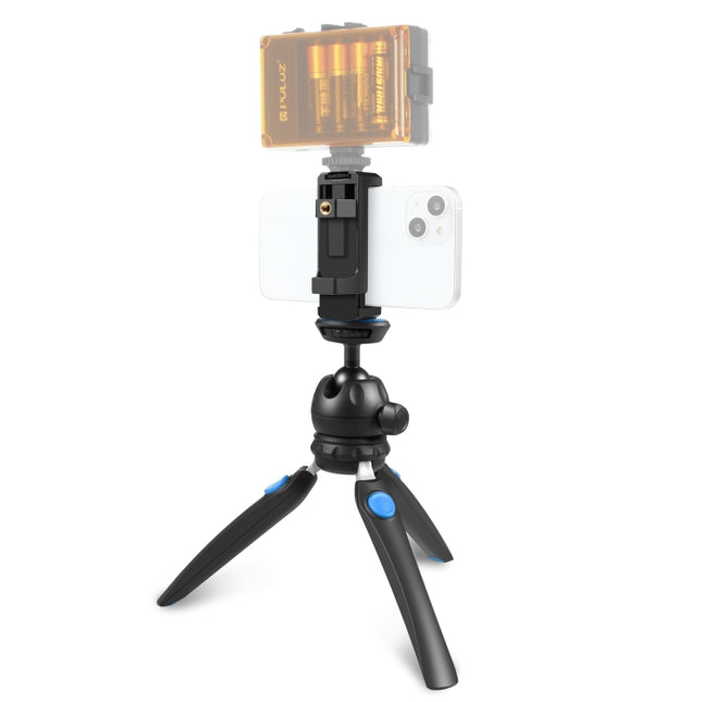 PULUZ Mini VLOG Live Stabilizer Stand Tripod with Phone Clamp for Smartphones, Mini VLOG Live Stabilizer(Blue), Mini VLOG Live Stabilizer(Red)