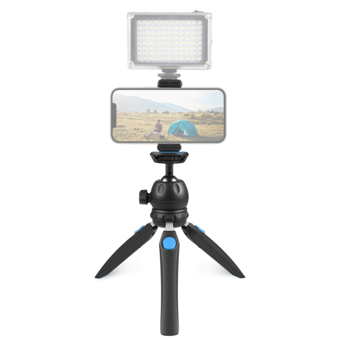 PULUZ Mini VLOG Live Stabilizer Stand Tripod with Phone Clamp for Smartphones, Mini VLOG Live Stabilizer(Blue), Mini VLOG Live Stabilizer(Red)