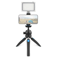 PULUZ Mini VLOG Live Stabilizer Stand Tripod with Phone Clamp for Smartphones, Mini VLOG Live Stabilizer(Blue), Mini VLOG Live Stabilizer(Red)
